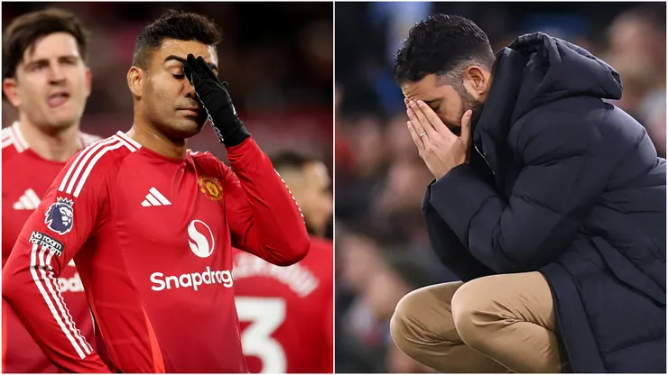 Casemiro (left) and Ruben Amorim (right)