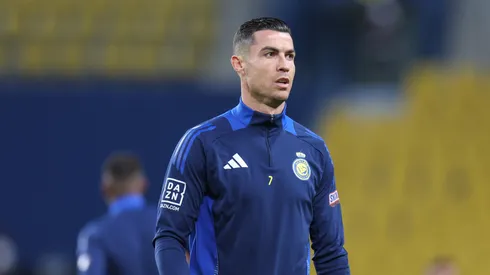Cristiano Ronaldo of Al-Nassr FC warms up prior to the Saudi Pro League match between Al-Nassr and Damac at Al Awwal Park on November 29, 2024 in Riyadh, Saudi Arabia.