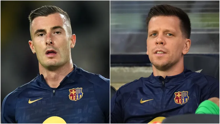 Iñaki Peña (left) and Wojciech Szczesny (right)