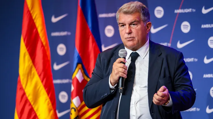 Barcelona president Joan Laporta.