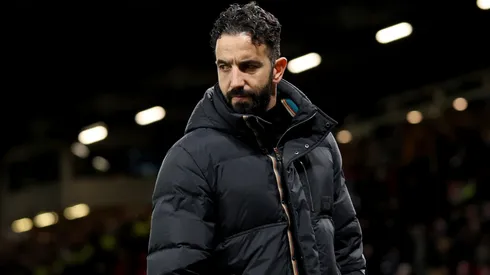 Ruben Amorim, Manager of Manchester United, after the Premier League match between Manchester United FC and Newcastle United FC at Old Trafford on December 30, 2024 in Manchester, England.