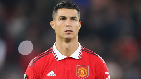 Cristiano Ronaldo of Manchester United during the UEFA Europa League group E match between Manchester United and Omonia Nikosia at Old Trafford on October 13, 2022 in Manchester, England.
