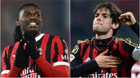 Rafael Leao (left) and Kaka (right)