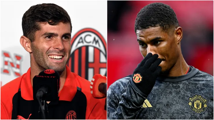 Christian Pulisic (left) and Marcus Rashford (right)