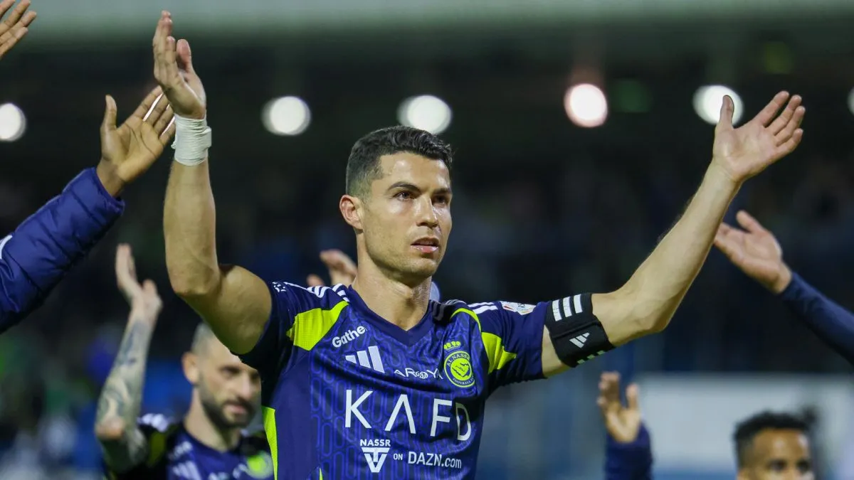 ronaldo vs Al-Khaleej