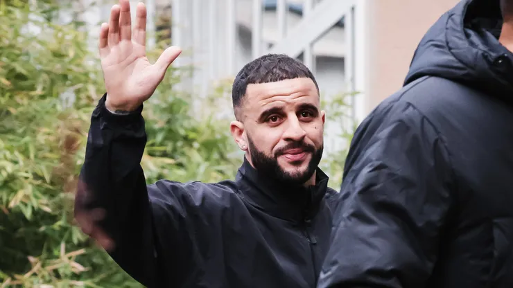Kyle Walker Medical Check-up The Before Contract Signing For A.C. Milan Kyle Walker arrives at La Madonnina Clinic for a medical check-up before the contract signing for A.C. Milan in Milan, Italy, on January 23, 2025.
