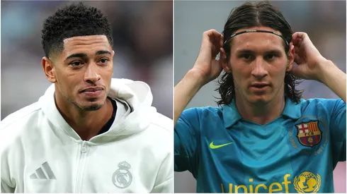 Jude Bellingham (left) and Lionel Messi (right)