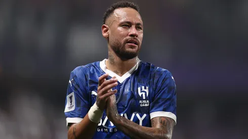Neymar looks on after the AFC Champions League Elite match between Al Ain and Al-Hilal at Hazza bin Zayed Stadium on October 21, 2024 in Al Ain, United Arab Emirates.