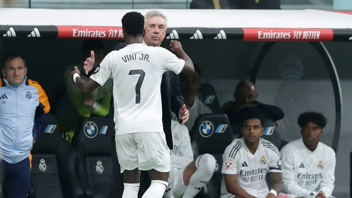 Vinicius and Ancelotti