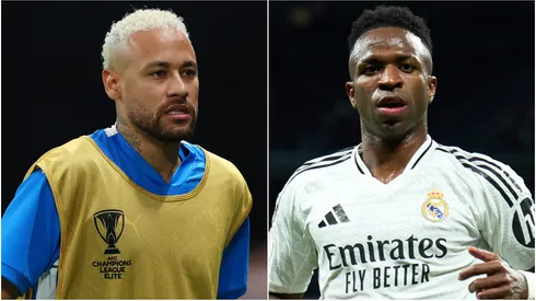 Neymar (left) and Vinicus (right)