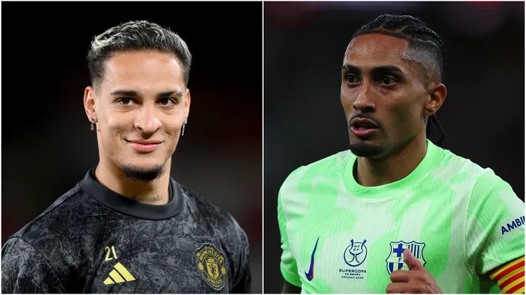 Antony (left) and Raphinha (right)