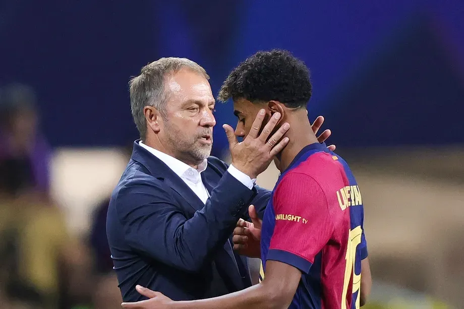 Hansi Flick and Yamal