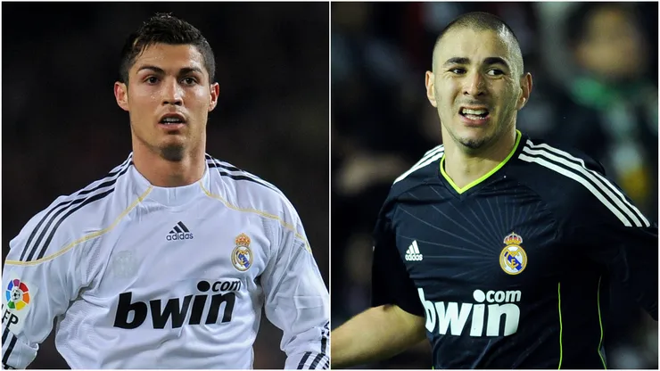 Cristiano Ronaldo (left) and Karim Benzema (right)