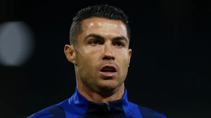Cristiano Ronaldo of Al Nassr warms up prior the Saudi Pro League at King Abduallah bin Abdualaziz Sport City on January 30, 2025 in Buraydah, Saudi Arabia.