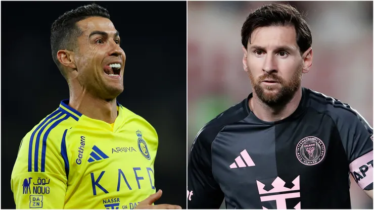 Cristiano Ronaldo (left) and Lionel Messi (right)