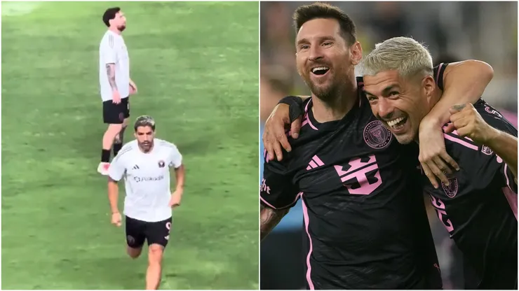 Lionel Messi and Luis Suarez at inter Miami