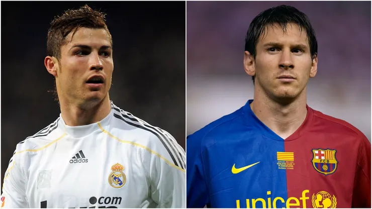 Cristiano Ronaldo (left) and Lionel Messi (right)