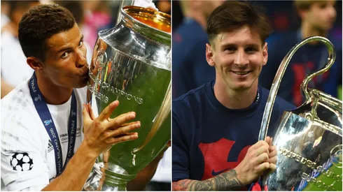 Cristiano Ronaldo (left) and Lionel Messi (right)
