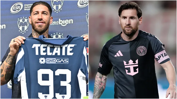 Sergio Ramos (left) and Lionel Messi (right)