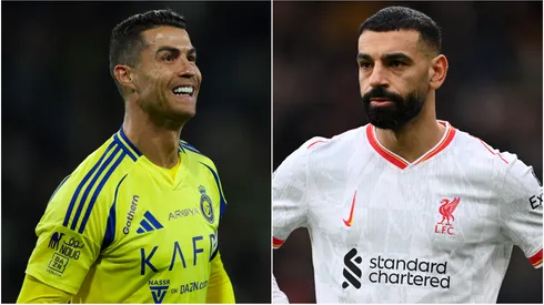 Cristiano Ronaldo (left) and Mohamed Salah (right)