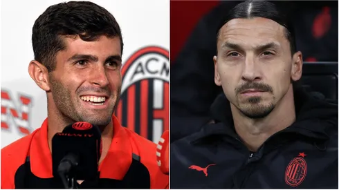 Christian Pulisic (left) and Zlatan ibrahimovic (right)