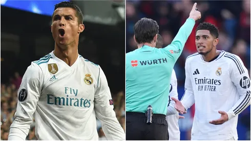 Cristiano Ronaldo (left) and Jude Bellingham (right)