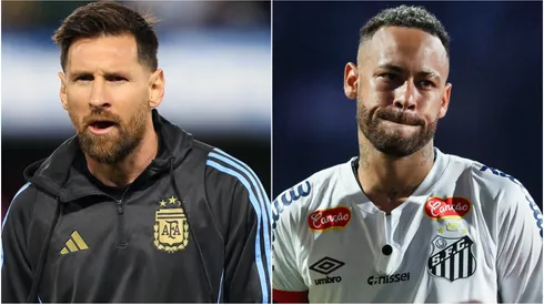 Lionel Messi (left) and Neymar (right)