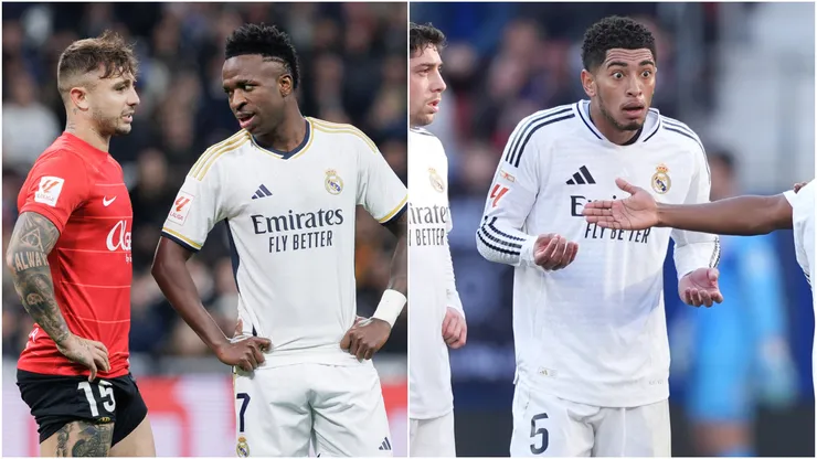 Vinicius Junior and Pablo Maffeo (left), Jude Bellingham (right)