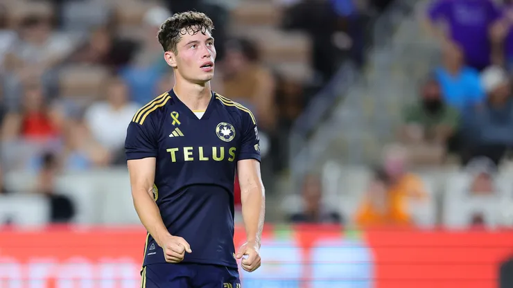 Sebastian Berhalter #16 of Vancouver Whitecaps FC reacts against Houston Dynamo FC.