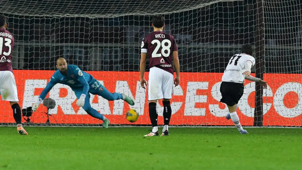 pulisic penalty miss torino