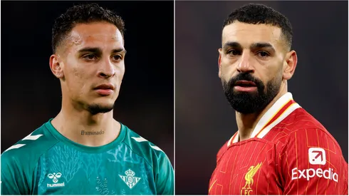 Antony (left) and Mohamed Salah (right)