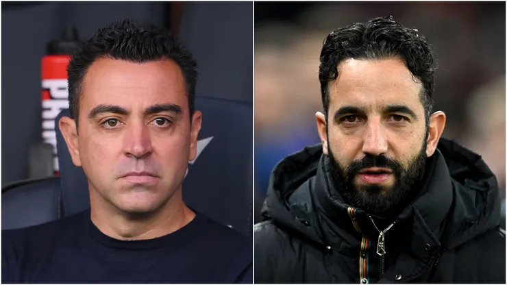 Xavi (left) and Ruben Amorim (right)