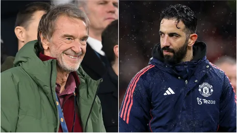 Sir Jim Ratcliffe, Minority Shareholder of Manchester United, and Ruben Amorim, Manager of Manchester United.