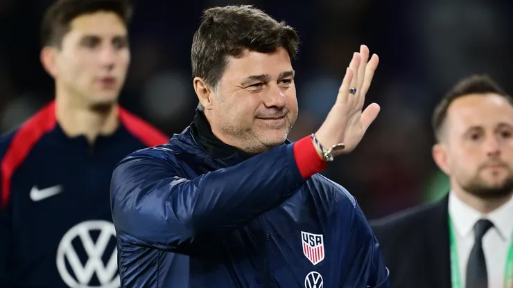 Head coach Mauricio Pochettino of the United States waves to fans prior to a game against the Costa Rica at Inter&Co Stadium on January 22, 2025 in Orlando, Florida.