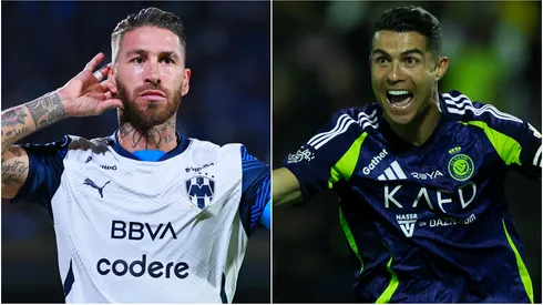 Sergio Ramos (left) and Cristiano Ronaldo (right)