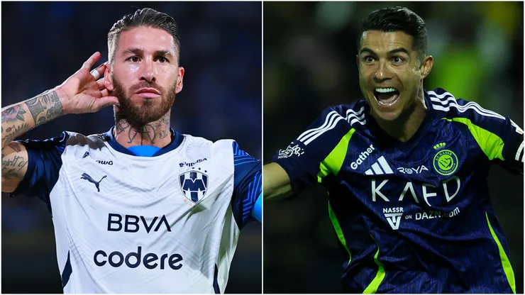 Sergio Ramos (left) and Cristiano Ronaldo (right)