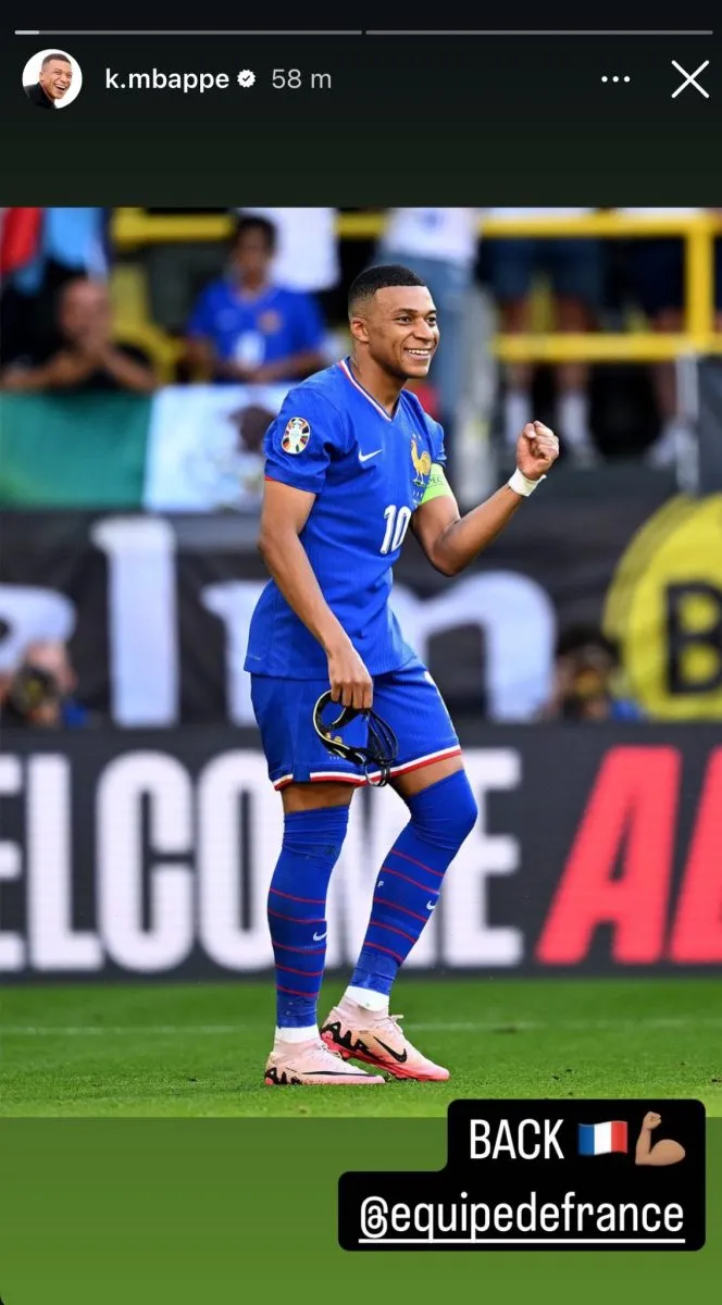 mbappe france instagram