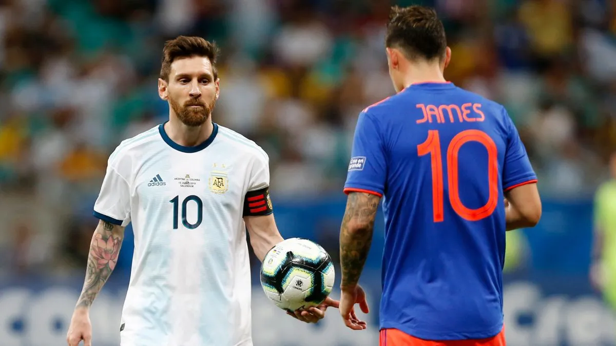 messi james rodriguez copa america