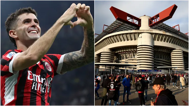 Christian Pulisic and San Siro Stadium