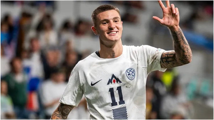 Benjamin Sesko of Slovenia