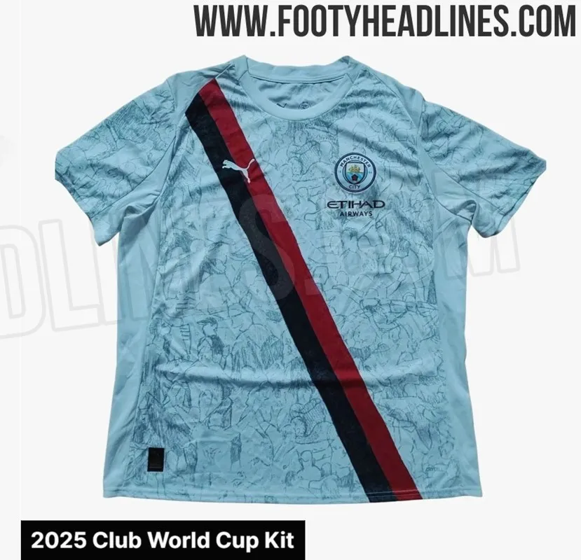 manchester city's 2025 FIFA Club World Cup kit leaked