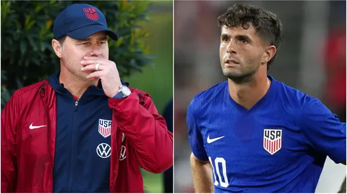 Mauricio Pochettino (left) and Christian Pulisic (right)