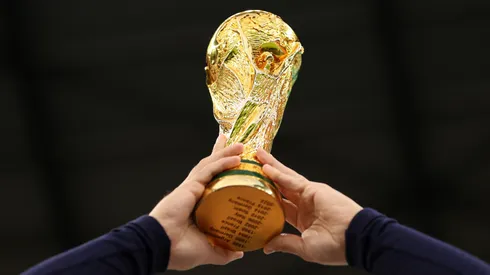 The World Cup trophy.
