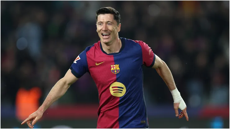 Robert Lewandowski of FC Barcelona