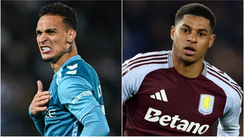Antony (left) and Marcus Rashford (right)