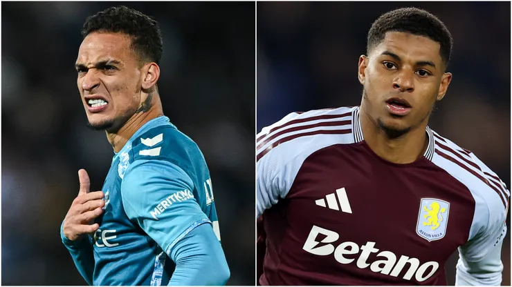Antony (left) and Marcus Rashford (right)