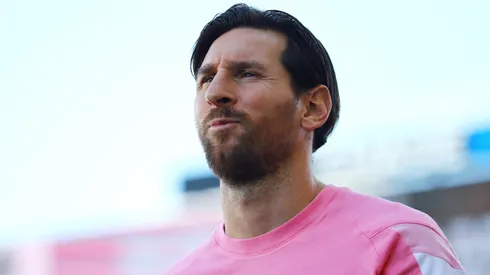 Lionel Messi #10 of Inter Miami CF arrives prior to an MLS match between Inter Miami CF and Toronto FC at Chase Stadium on April 06, 2025 in Fort Lauderdale, Florida.