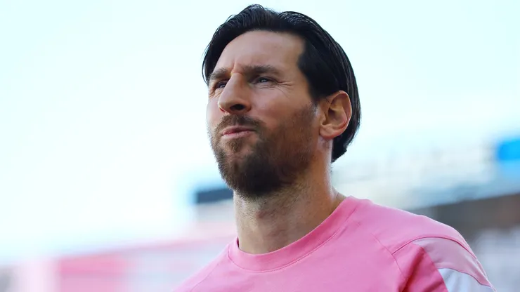 Lionel Messi #10 of Inter Miami CF arrives prior to an MLS match between Inter Miami CF and Toronto FC at Chase Stadium on April 06, 2025 in Fort Lauderdale, Florida.