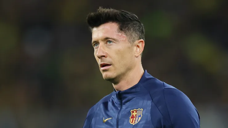 Robert Lewandowski of FC Barcelona.