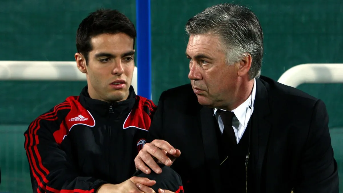 ancelotti kaka milan